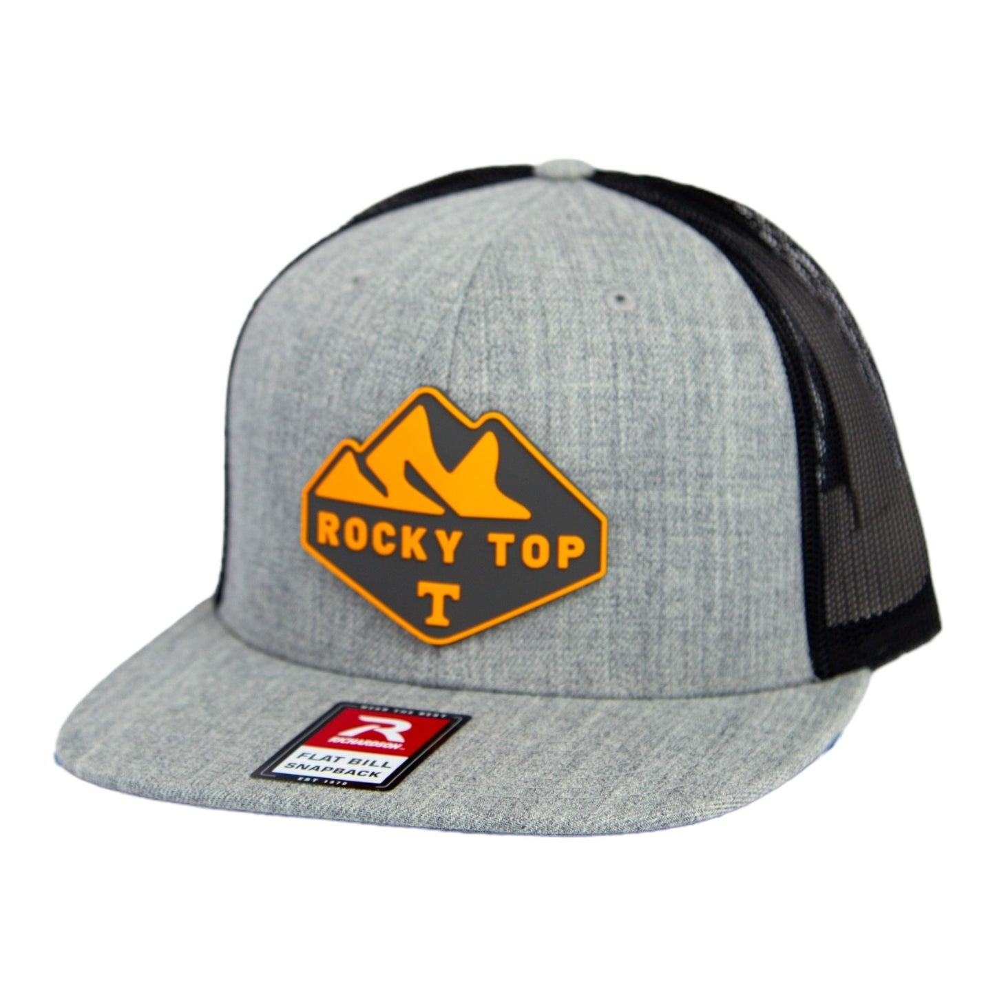 Tennessee Volunteers 2024 Men's College World Series 3D Wool Blend Flat Bill Hat- Heather Grey/ Black
