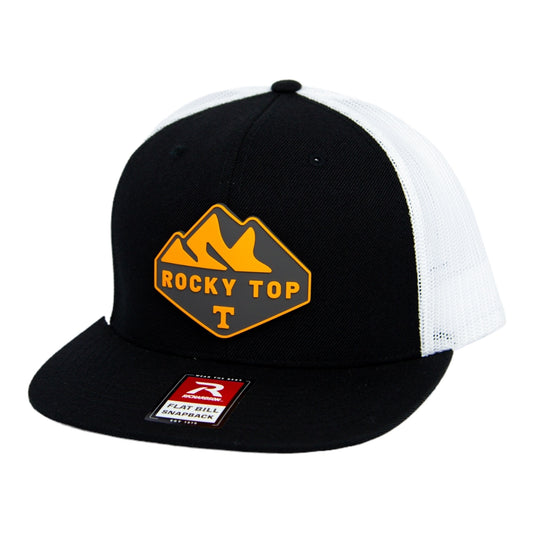 Tennessee Volunteers 2024 Men's College World Series 3D Wool Blend Flat Bill Hat- Black/ White