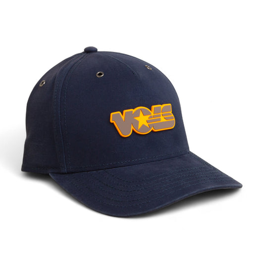 Tennessee Volunteers Retro VOLS Star Charcoal 3D Snapback Canvas Hat- Navy