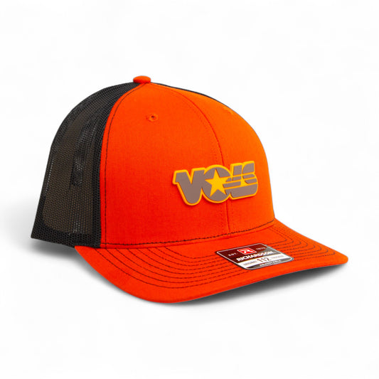 Tennessee Volunteers Retro VOLS Star Charcoal 3D Snapback Trucker Hat- Orange/ Black