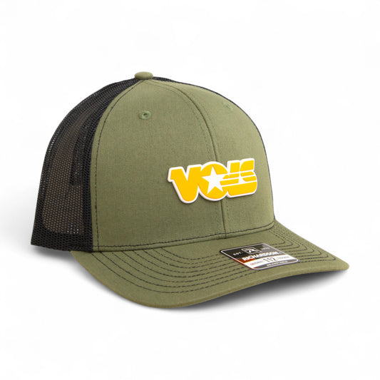 Tennessee Volunteers Retro VOLS Star Orange 3D Snapback Trucker Hat- Loden/ Black