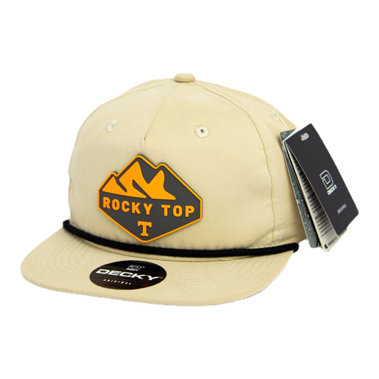Tennessee Volunteers 2024 Men's College World Series 3D Classic Rope Hat- Birch/ Black