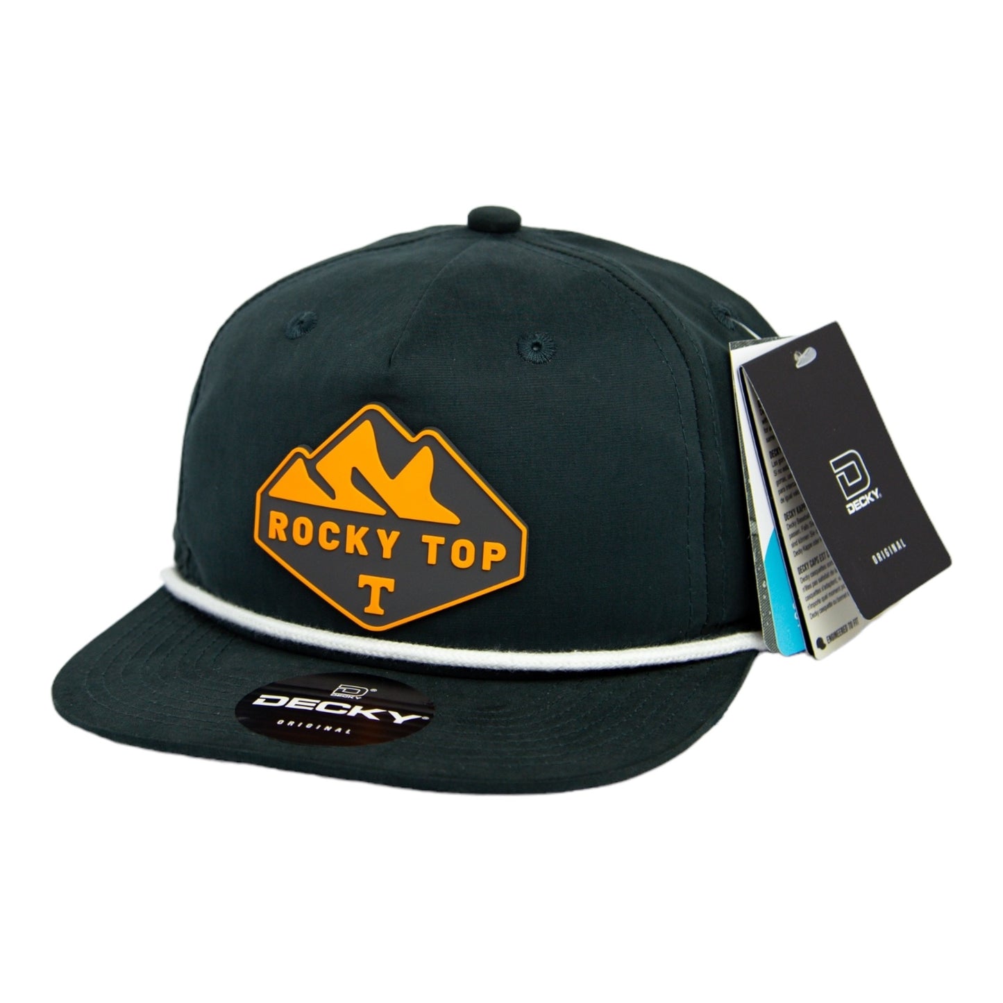 Tennessee Volunteers 2024 Men's College World Series 3D Classic Rope Hat- Charcoal/ White