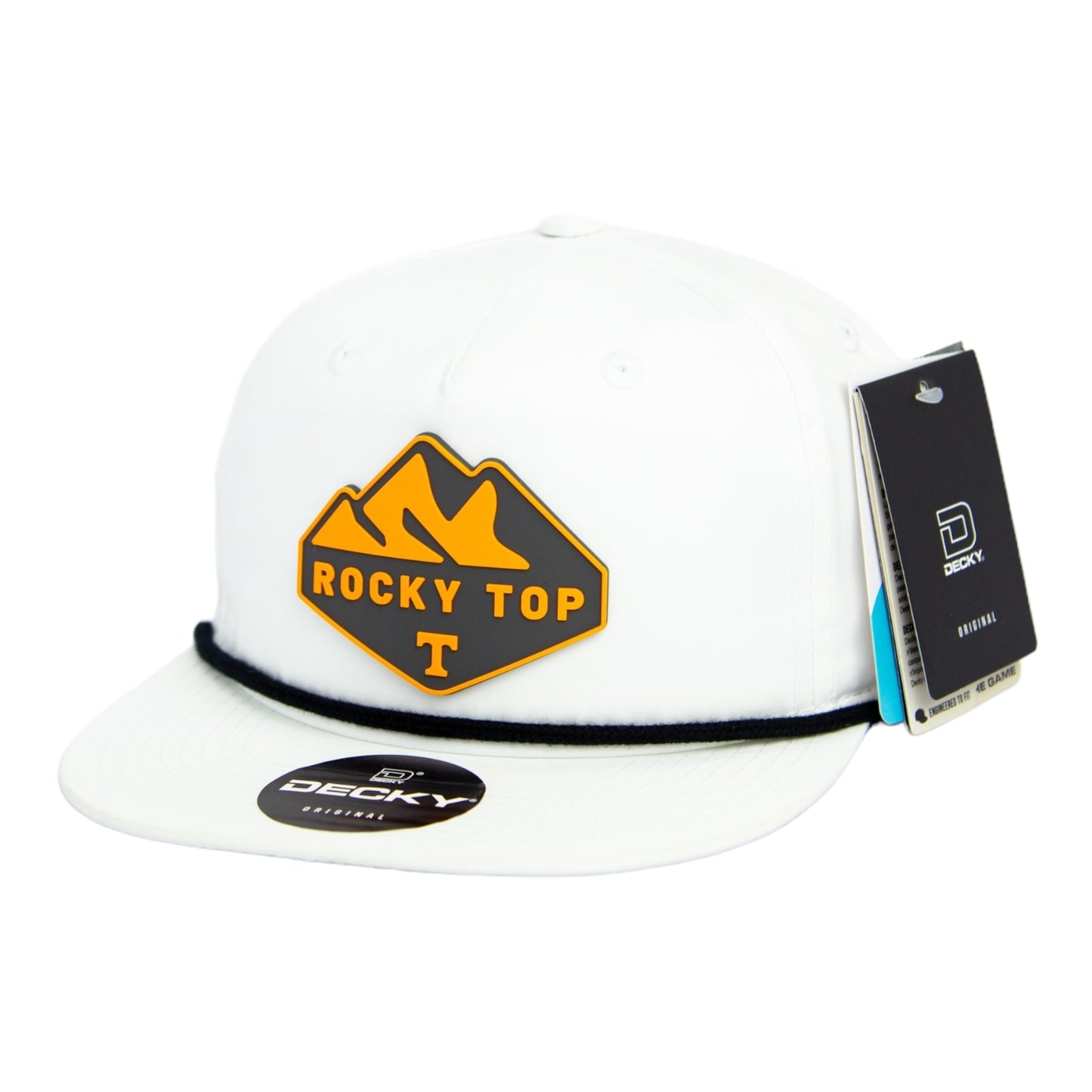 Tennessee Volunteers 2024 Men's College World Series 3D Classic Rope Hat- White/ Black