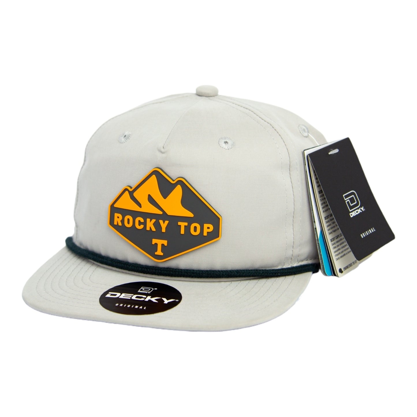 Tennessee Volunteers 2024 Men's College World Series 3D Classic Rope Hat- Grey/ Charcoal