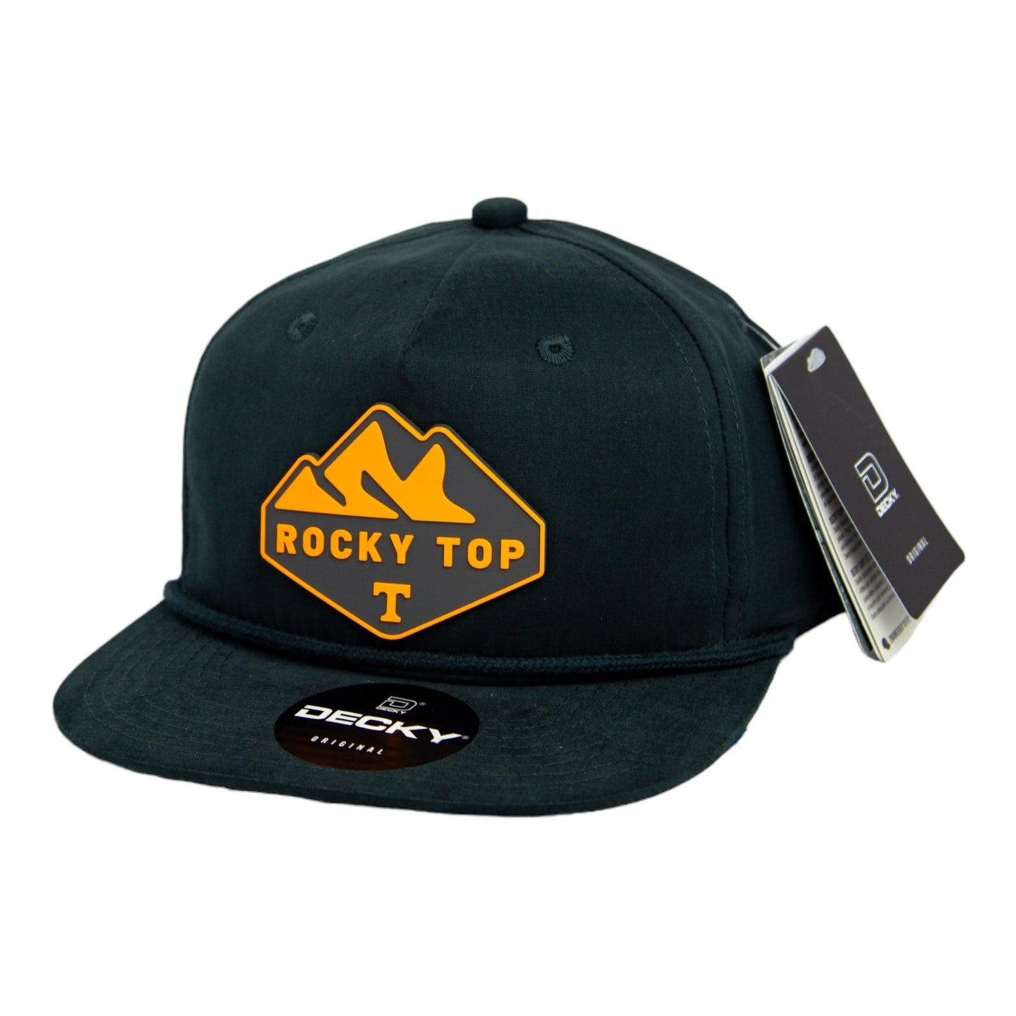 Tennessee Volunteers 2024 Men's College World Series 3D Classic Rope Hat- Charcoal