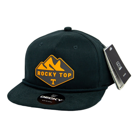 Tennessee Volunteers 2024 Men's College World Series 3D Classic Rope Hat- Charcoal