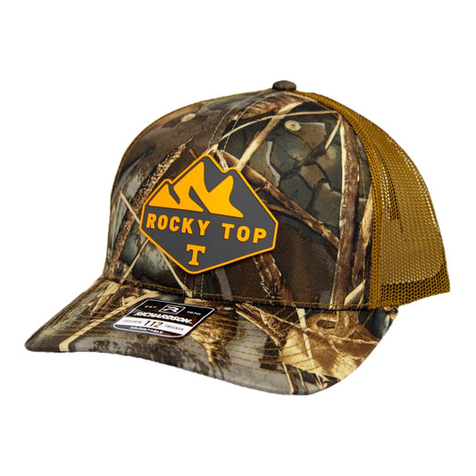 Tennessee Volunteers 2024 Men's College World Series 3D Snapback Trucker Hat- Realtree Max 7/ Buck
