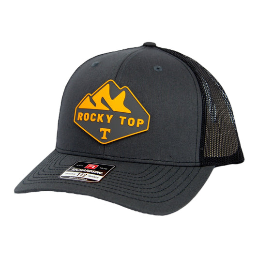 Tennessee Volunteers 2024 Men's College World Series 3D Snapback Trucker Hat- Charcoal/ Black