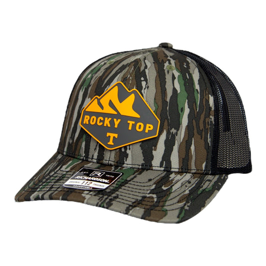 Tennessee Volunteers 2024 Men's College World Series 3D Snapback Trucker Hat- Realtree Original/ Black