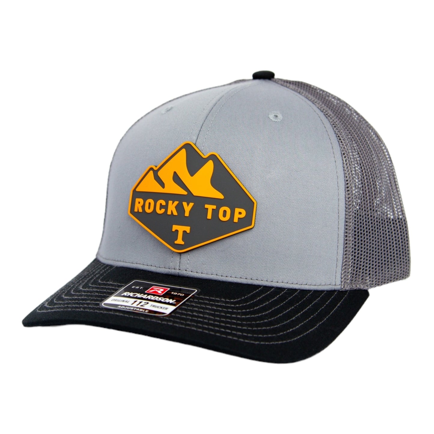 Tennessee Volunteers 2024 Men's College World Series 3D Snapback Trucker Hat- Grey/ Charcoal/ Black