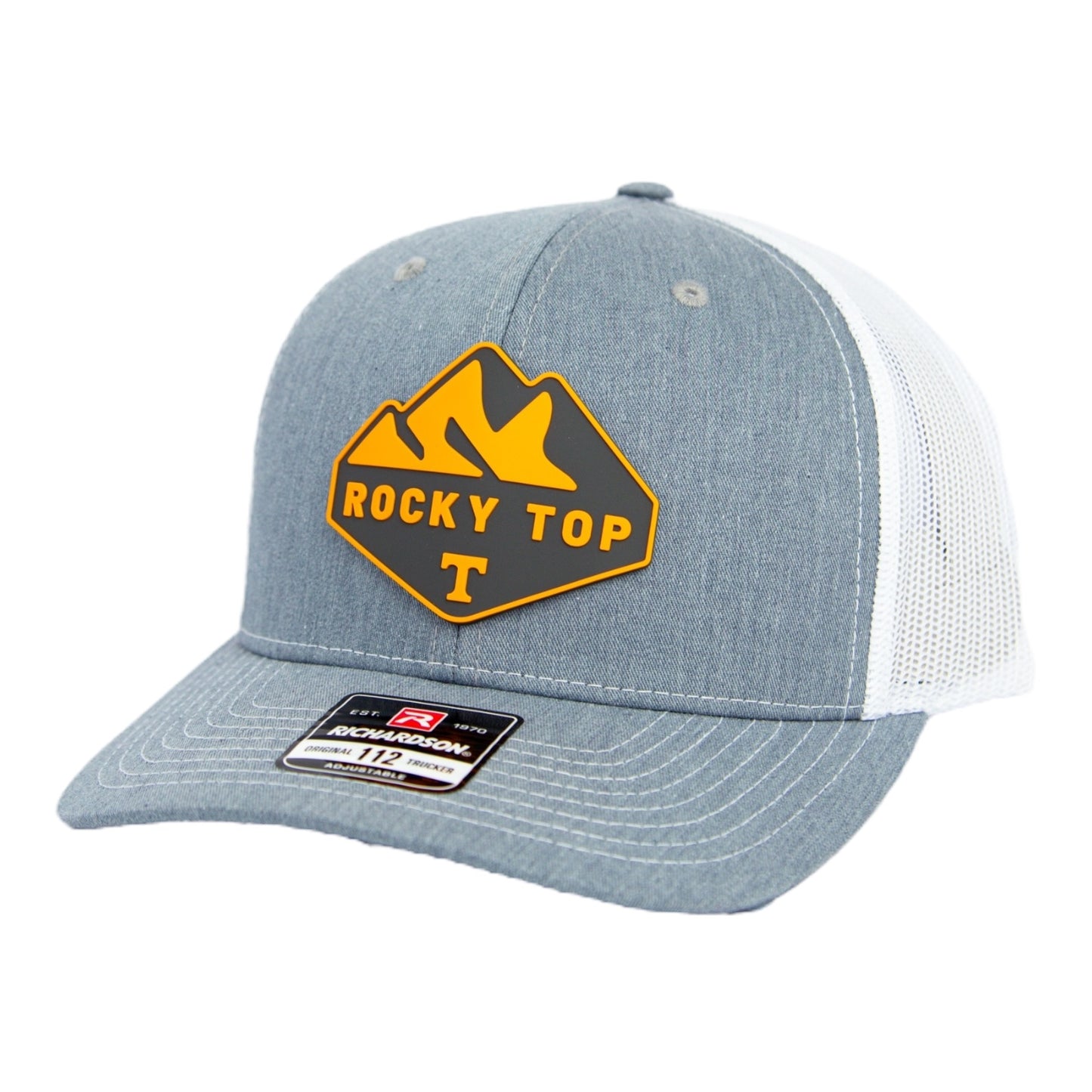 Tennessee Volunteers 2024 Men's College World Series 3D Snapback Trucker Hat- Heather Grey/ White