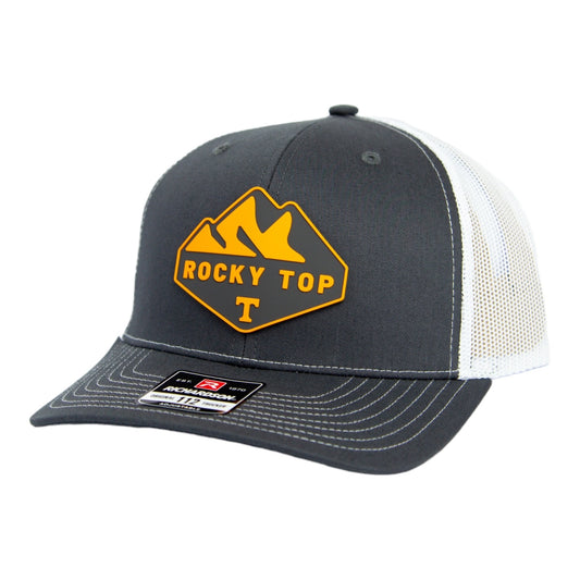 Tennessee Volunteers 2024 Men's College World Series 3D Snapback Trucker Hat- Charcoal/ White