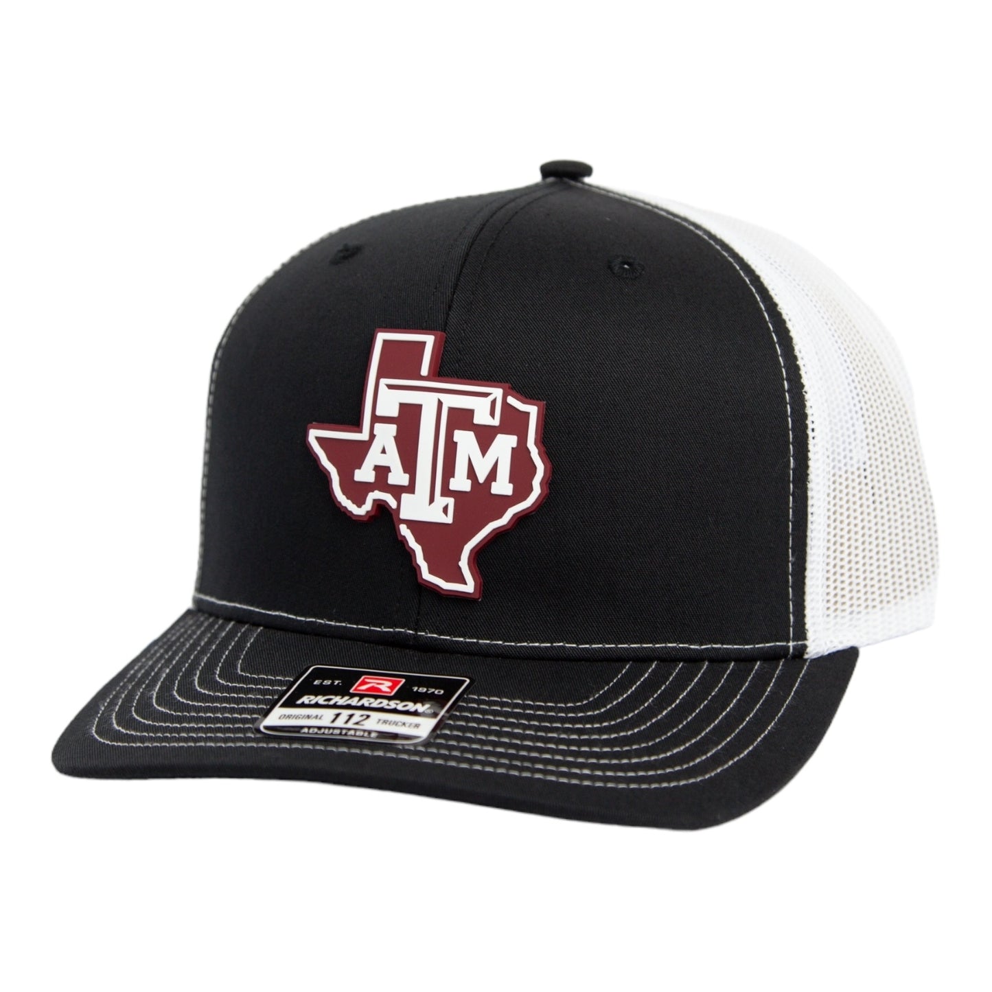 Texas A&M Aggies 2024 Men's College World Series 3D Snapback Trucker Hat- Black/ White