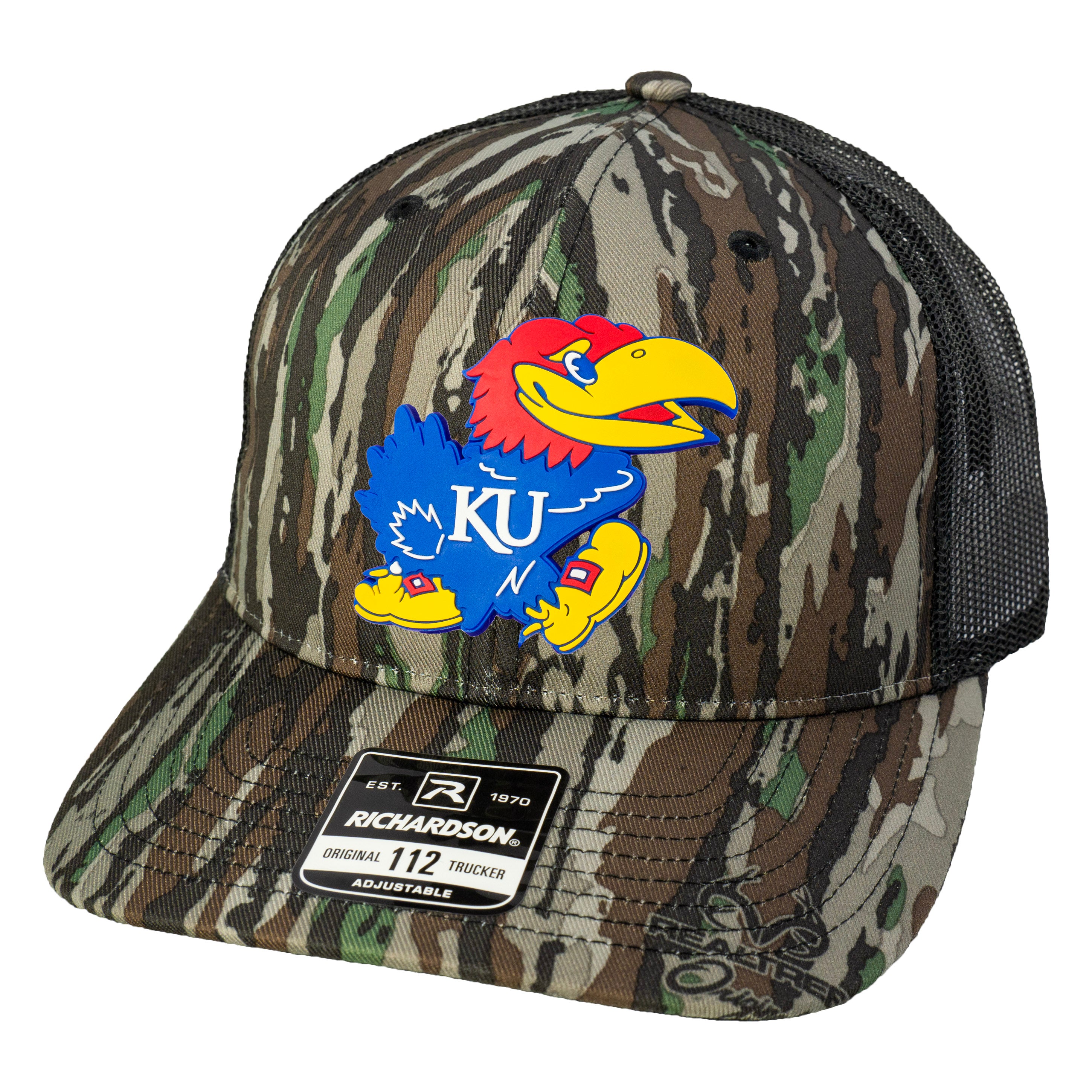 Kansas Jayhawks Classic 3D Snapback Trucker Hat- Hot Pink/ Black