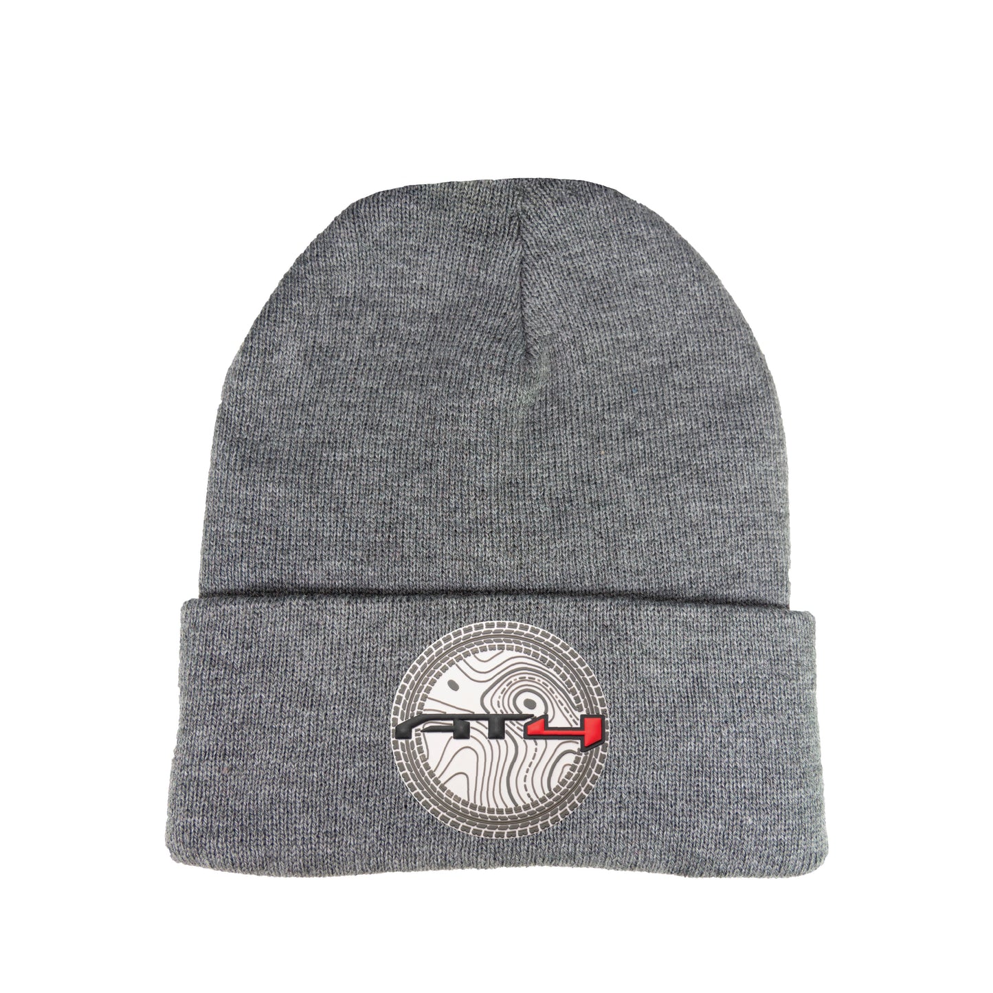 AT4 12 in Knit Beanie- Dark Heather Grey - Ten Gallon Hat Co.