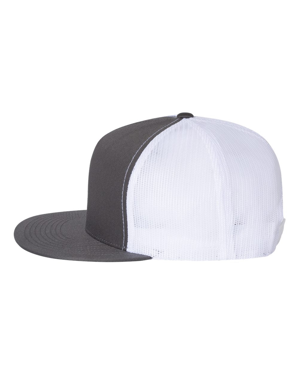 Titty Bells 3D YP Snapback Flat Bill Trucker Hat- Charcoal/ White - Ten Gallon Hat Co.