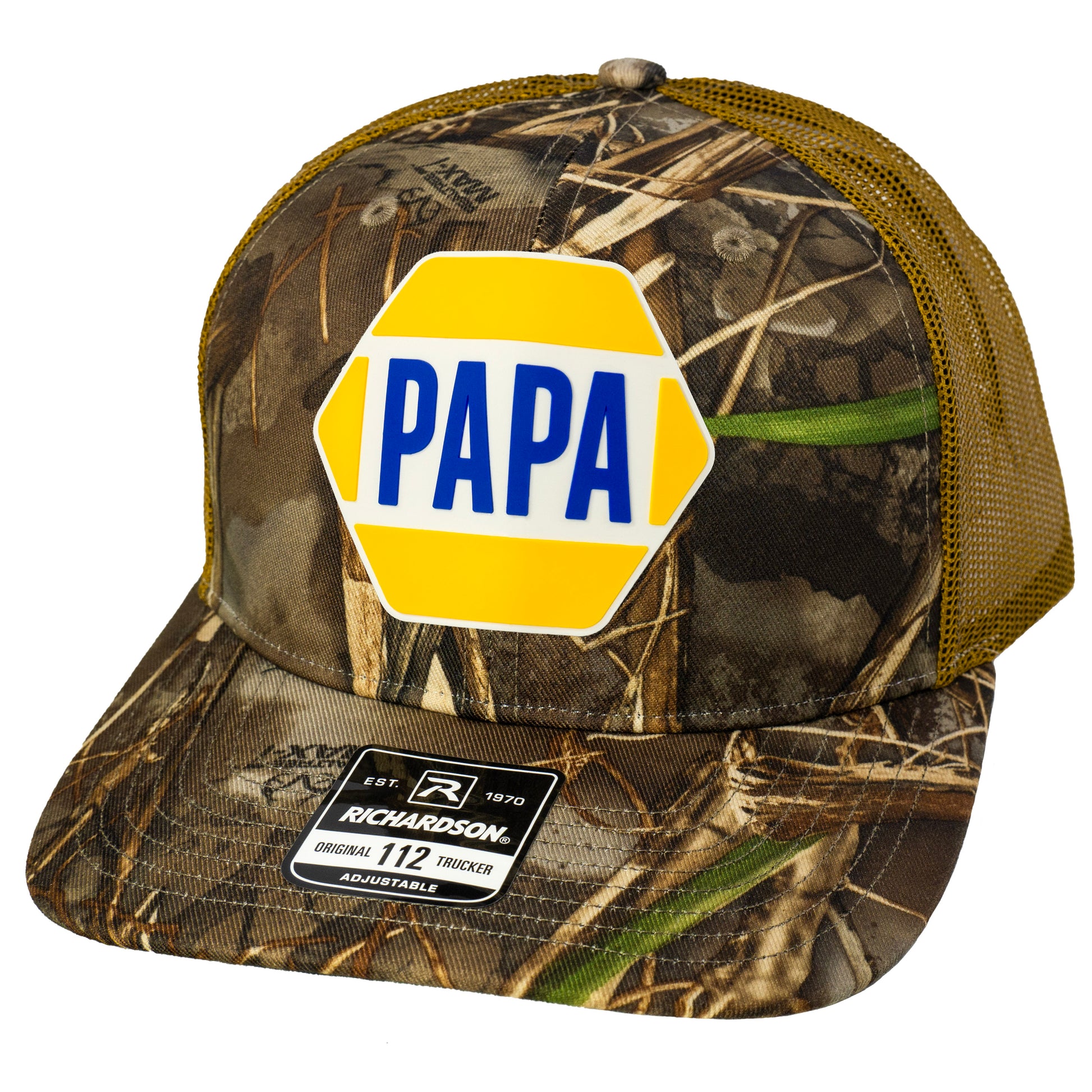 PAPA Know How 3D Patterned Snapback Trucker Hat- Realtree Max-7/ Buck - Ten Gallon Hat Co.
