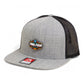 2025 March Madness Final Four 3D Wool Blend Flat Bill Hat- Heather Grey/ Black