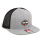 2025 March Madness Final Four 3D Wool Blend Flat Bill Hat- Heather Grey/ Black