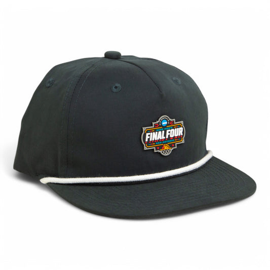 2025 March Madness Final Four 3D Classic Rope Hat- Charcoal/ White