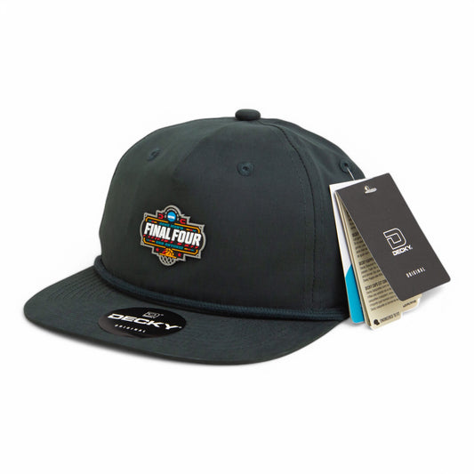 2025 March Madness Final Four 3D Classic Rope Hat- Charcoal