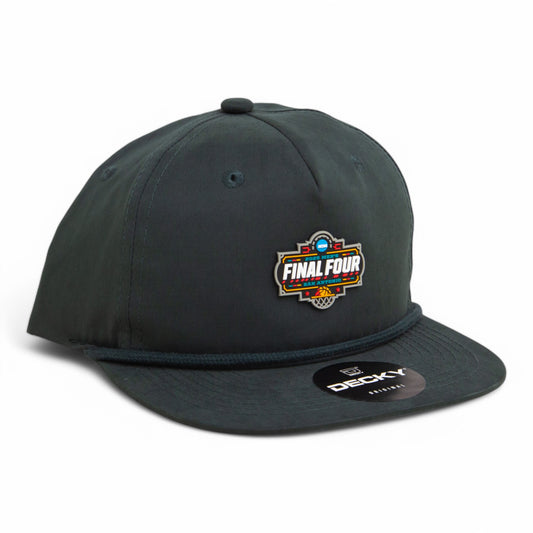 2025 March Madness Final Four 3D Classic Rope Hat- Charcoal