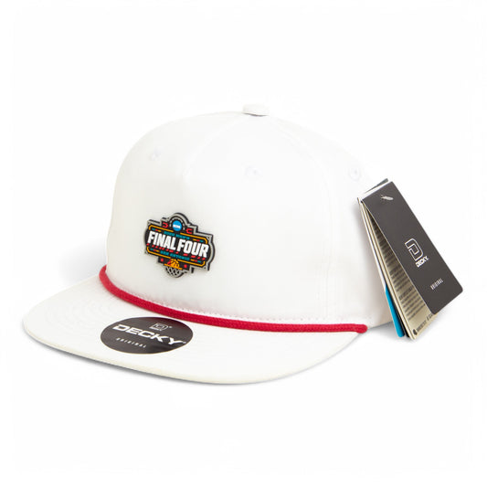 2025 March Madness Final Four 3D Classic Rope Hat- White/ Red