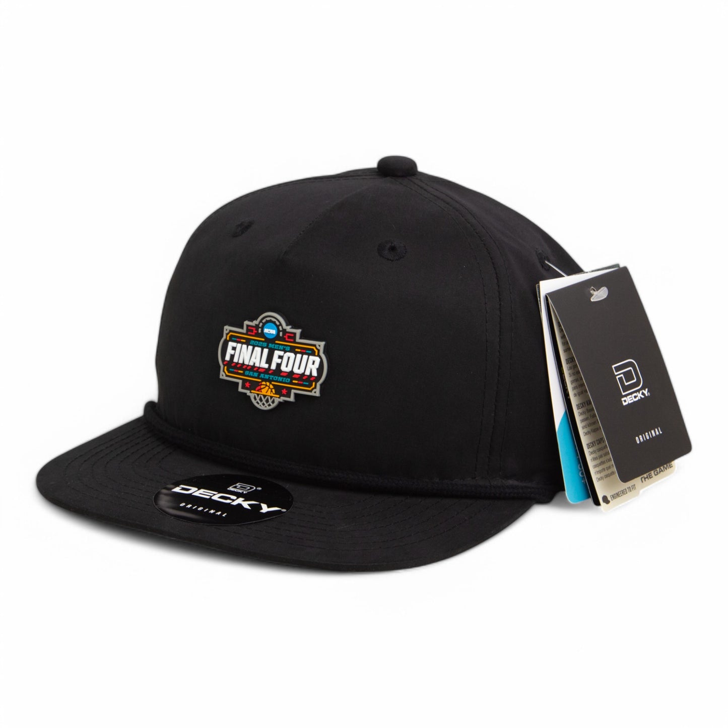 2025 March Madness Final Four 3D Classic Rope Hat- Black