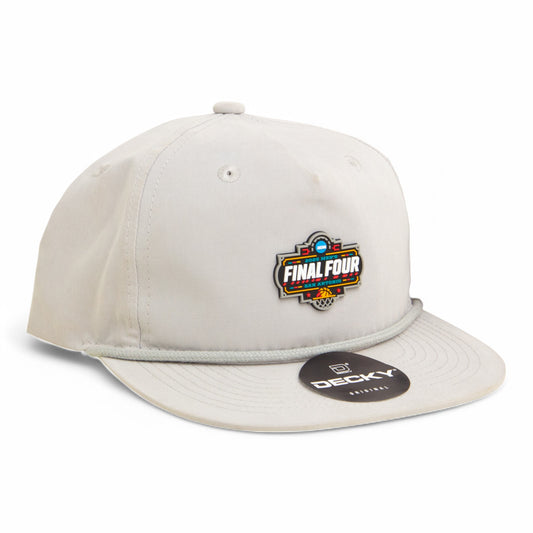 2025 March Madness Final Four 3D Classic Rope Hat- Grey