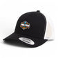 2025 March Madness Final Four 3D YP Snapback Trucker Hat- Black/ White