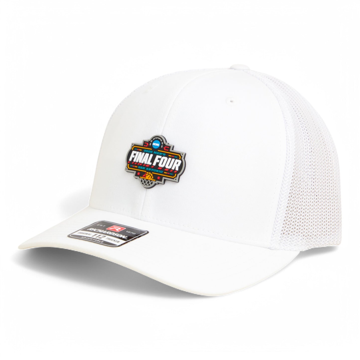 2025 March Madness Final Four 3D Snapback Trucker Hat- White