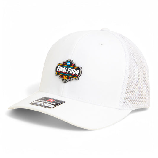 2025 March Madness Final Four 3D Snapback Trucker Hat- White