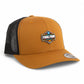 2025 March Madness Final Four 3D YP Snapback Trucker Hat- Caramel/ Black