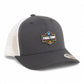 2025 March Madness Final Four 3D YP Snapback Trucker Hat- Charcoal/ White