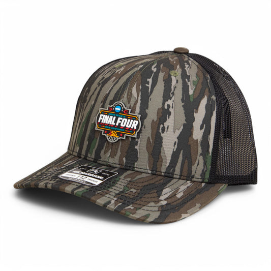 2025 March Madness Final Four 3D Snapback Trucker Hat- Realtree Original/ Black