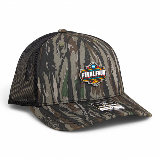 2025 March Madness Final Four 3D Snapback Trucker Hat- Realtree Original/ Black