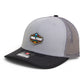 2025 March Madness Final Four 3D Snapback Trucker Hat- Grey/ Charcoal/ Black