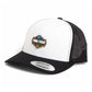 2025 March Madness Final Four 3D YP Snapback Trucker Hat- White/ Black