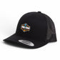 2025 March Madness Final Four 3D YP Snapback Trucker Hat- Black