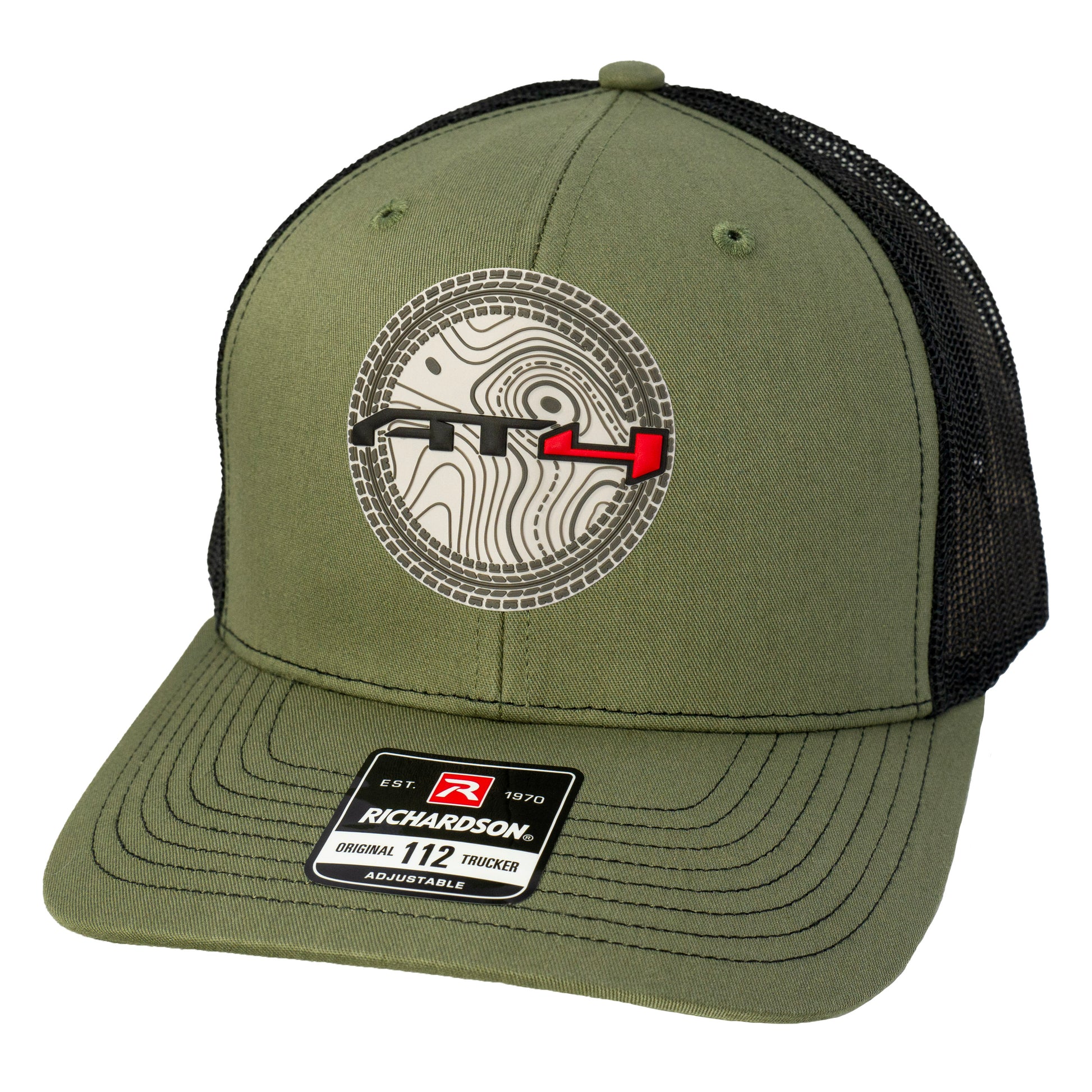 AT4 3D Snapback Trucker Hat- Loden/ Black - Ten Gallon Hat Co.