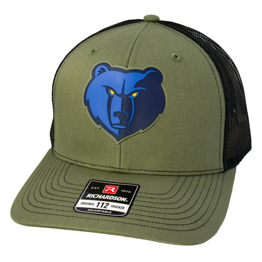 Memphis Grizzlies 3D Snapback Trucker Hat- Loden/ Black - Ten Gallon Hat Co.