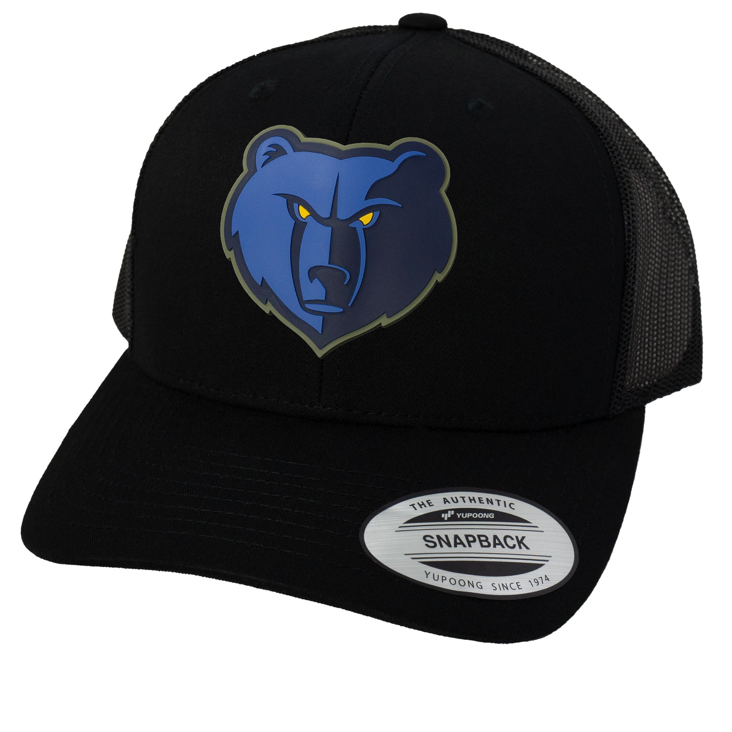 Memphis Grizzlies 3D YP Snapback Trucker Hat- Black - Ten Gallon Hat Co.