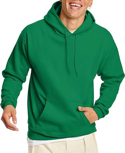 Hanes Men's Ecosmart Hoodie, Midweight Fleece Sweatshirt, Pullover Hooded Sweatshirt for Men OP170 - Ten Gallon Hat Co.
