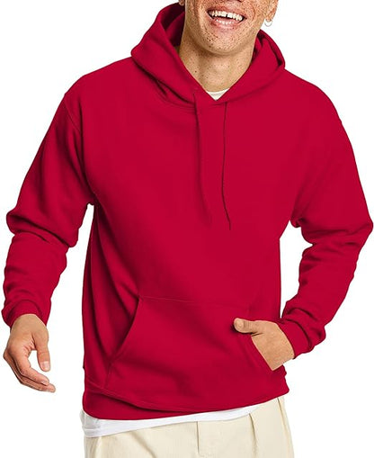 Hanes Men's Ecosmart Hoodie, Midweight Fleece Sweatshirt, Pullover Hooded Sweatshirt for Men OP170 - Ten Gallon Hat Co.