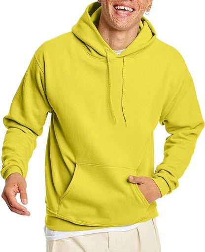 Hanes Men's Ecosmart Hoodie, Midweight Fleece Sweatshirt, Pullover Hooded Sweatshirt for Men OP170 - Ten Gallon Hat Co.