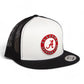 Alabama Crimson Tide 3D YP Snapback Flat Bill Trucker Hat- White/ Black