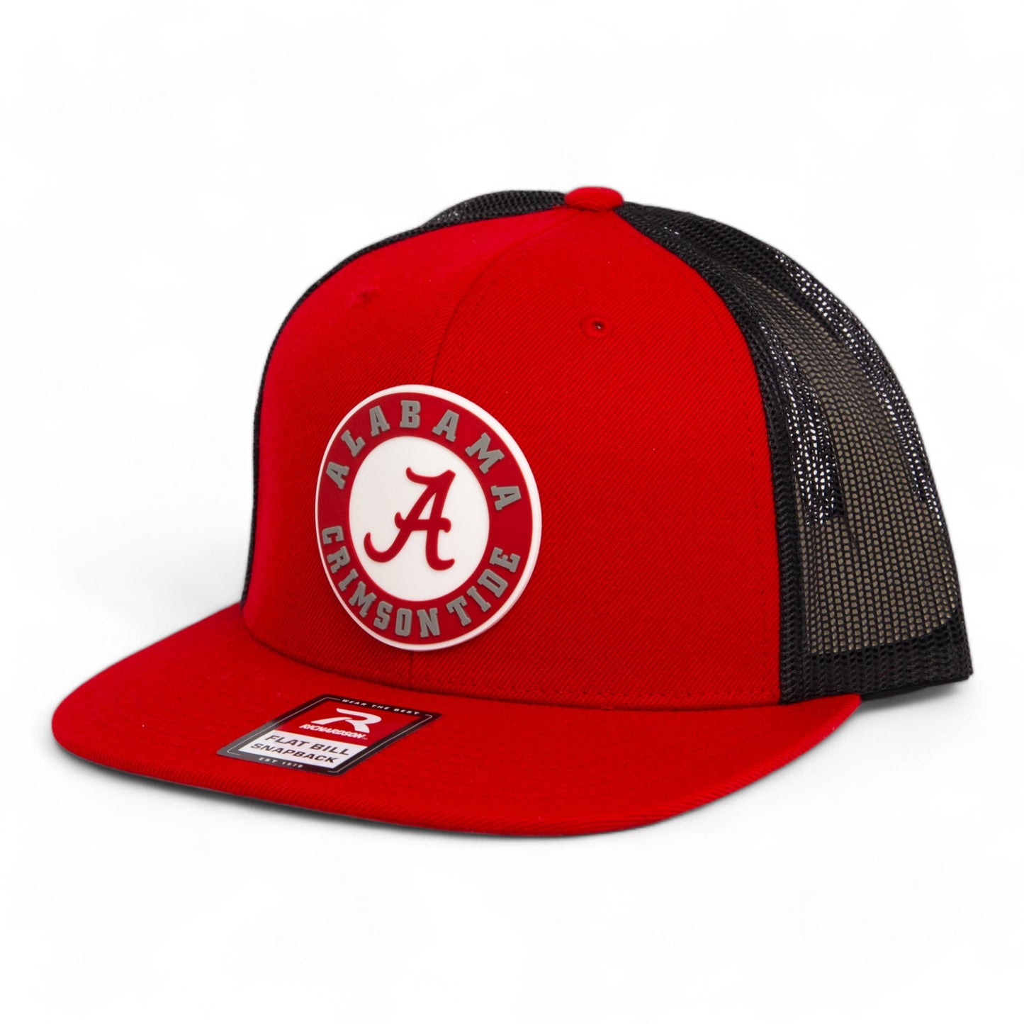 Alabama Crimson Tide 3D Wool Blend Flat Bill Hat- Red/ Black