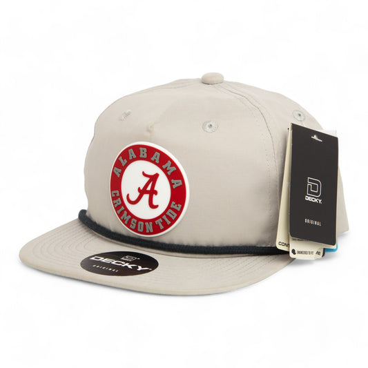 Alabama Crimson Tide 3D Classic Rope Hat- Grey/ Charcoal