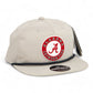 Alabama Crimson Tide 3D Classic Rope Hat- Grey/ Charcoal